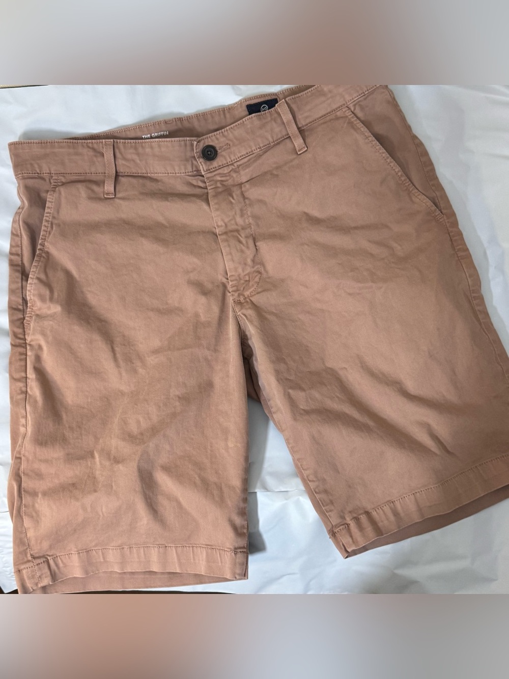 AG Adriano Goldschmied "The Griffin" Tailored Shorts 34R -please see description